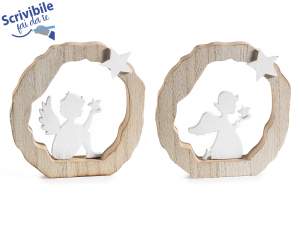 grossista decoro angelo natale legno