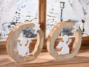 grossista decoro angelo natale legno