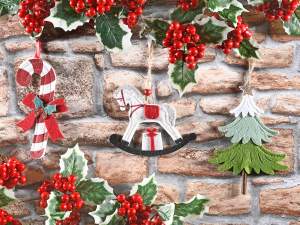 ingrosso addobbo albero natale panno