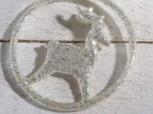 Grossisti decori natale vetro glitter
