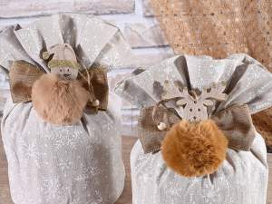 ingrosso addobbo natale albero pompon ecofur