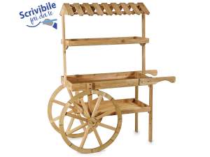 Vente en gros de chariots d'affichage pour vitrine