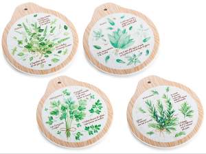 dessous de plat pour herbes aromatiques de cuisine