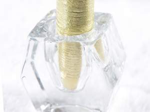 diamond glass candle holder wholesaler