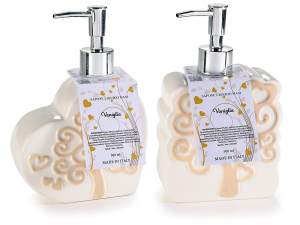 ingrosso dispenser sapone vaniglia ceramica