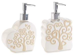 ingrosso dispenser sapone vaniglia ceramica