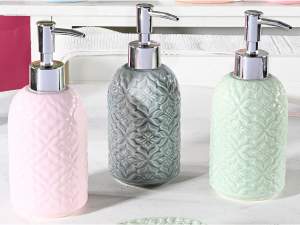 Ingrosso dispenser sapone ceramica colorata