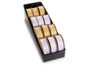 wholesale gold ribbons gold organza