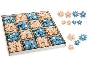 Wholesale flowers in double-sided cloth