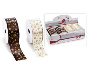 Wholesaler Christmas star ribbons