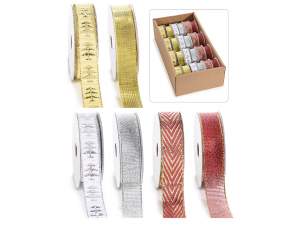 Wholesaler Christmas ribbons display