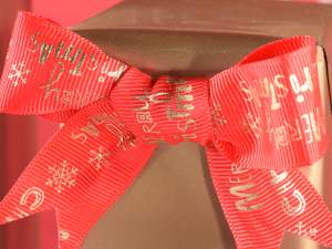Wholesale Christmas print ribbons