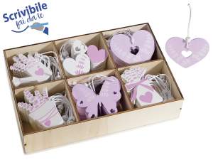 wholesale lavender wood decorations