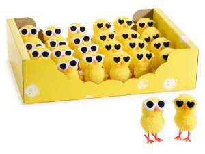 Decorative Easter chicks sunglasses
