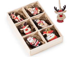 wholesale wooden Christmas decorations