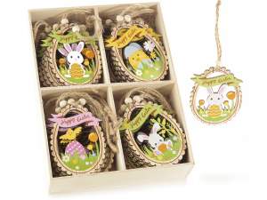 Wholesale wooden egg decorations