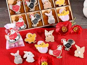 wholesale double-sided easter bunny hen