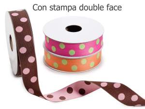 double face polka dot ribbon wholesaler