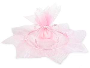 Wholesale pink confetti tulle