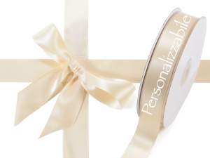 Ecru personalized ribbon