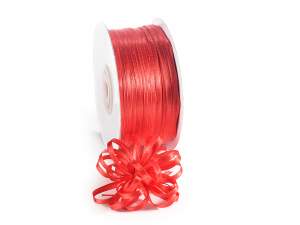 Wholesale red double satin ribbon tie
