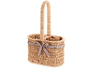 wholesale bottle holder baskets handle