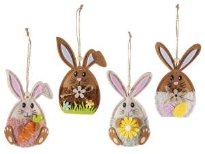 wholesale hanging easter bunnies