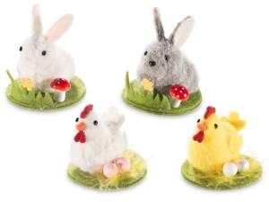 wholesale easter decoration bunny chick hen