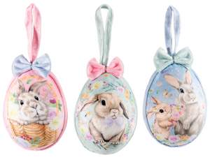 Easter eggs rabbits to hang on tree