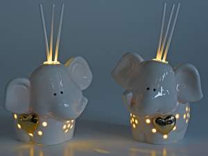 Ingrosso profumatore elefante cuore