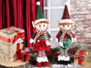 ingrosso decoro elfo vetrina natale