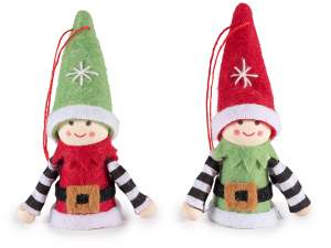 ingrosso elfi albero decoro