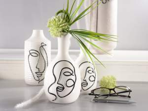 Vente en gros vases visage femme