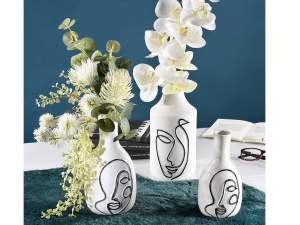 Vente en gros vases visage femme