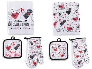 kit de cuisine en gros maniques gants serviette