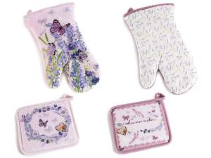vente en gros gants de cuisine maniques lavande