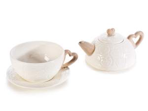 Tasse De Théière En Porcelaine
