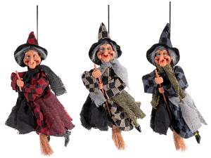 Épiphanie, bas de Noël Befana et porte-bonbons