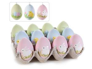 Ingrosso uova decorate coniglio