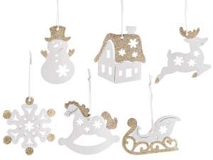 ingrosso decori albero legno bianco