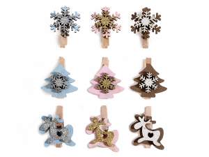 ingrosso mollette natale albero fiocco