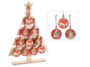 ingrosso decori natale espositore albero