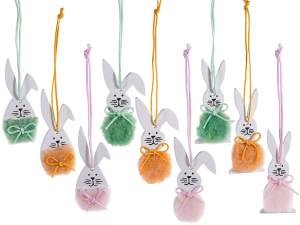 ingrosso decorazioni pasquali coniglio pasqua