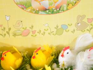 Pasqua galline decorative
