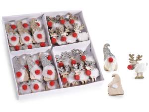 Ingrosso mollette natale naso rosso