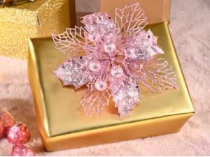 estrella de navidad rosa recoger al por mayor