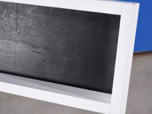 Étagère de tableau noir de vitrine en gros