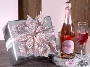 Poinsettias roses en gros