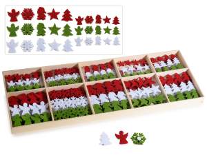 Christmas decorations wholesaler cloth sticker