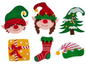 Mayorista de decoraciones navideñas Tela de duende